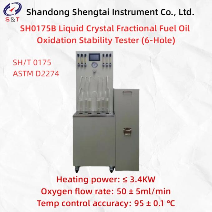 6 Hole Distillation Fuel Oil Oxidation Stability Tester 95 Â± 0.1 â ASTM D2274 0